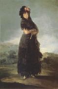 Francisco de Goya Portrait of Mariana Waldstein (mk05) oil painting reproduction